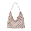 Bolsa de Mão Transfronteiriça Tendência Estilo Mori Bolsa Pequena Bolsa Feminina Verão 2026 Nova Bolsa de Ombro Único Elegante com Bolinhas Bolsa para Ir ao Trabalho Bolsa de Axila