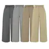 Calça de Terno Casual Estilo Old Money Feminina Outono Nova Moda Versátil High-End Solta Emagrecimento Perna Larga Perna Reta Calça Longa
