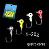 Anzol Chumbo Cabeça Redonda Material de Pesca com Barbela Anzol Chumbo Cabeça Redonda Luya Isca Artificial Acessórios de Equipamento de Pesca Atacado