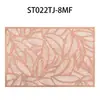 Original PVC Bronzing Placemat estilo europeu ocidental alimentos impermeável antiderrapante resistente a alta temperatura doméstico PVC Placemat tapete decorativo