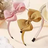 Set de Aro para el Cabello Infantil Europeo y Americano Doble Capa Poliéster Lazo Hecho a Mano Tocado Accesorios para el Cabello de Bebé Aro para el Cabello Accesorios para el Cabello 4862