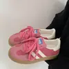Zapatillas de Entrenamiento Retro Alemanas para Mujer 2026 Primavera Otoño Nuevas Zapatos Blancos ins de Moda Versátiles Nicho Estudiante Casual Deportivas Zapatillas de Tabla