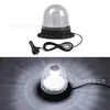 Luz de Advertencia Estroboscópica para Coche Transfronteriza 40 LEDs Señal de Seguridad para Vehículo de Construcción Carretilla Elevadora Luz Estroboscópica Magnética para Techo