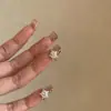 Brincos de Zircônia Estrela com Design Cintilante de Estrela de Cinco Pontas para Mulheres, Simples e Versáteis, Adequados para o Dia a Dia, Nicho, Luxo Leve, Sensação de Alta Qualidade, Presilhas de Orelha, Acessórios de Orelha