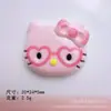 Gravata Borboleta Desenho Animado Cabeça de Gato Kt DIY Cola de Chantilly Capa de Celular Corda de Cabelo Flor de Sapato Pingente Criativo Material de Resina Lote