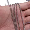 Cadenas de eslabones de acero inoxidable transfronterizas, cadenas para joyería DIY, cadenas para colgantes, cadenas para etiquetas, cadenas de collar y accesorios de acero de titanio, al por mayor