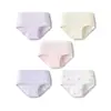 BalaoneBalabala Ropa Interior Infantil Tipo Algodón Calzones Tipo Boxeador para Niñas Pack de Cinco Pantalones Cortos de Cuatro Esquinas para Bebé
