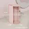 Portalápices caja de almacenamiento oficina escritorio escritorio papelería almacenamiento cosméticos esponja para polvos huevo de belleza pincel de maquillaje a prueba de polvo