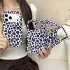 Suministro Exclusivo Transfronterizo de Funda para Teléfono con Estampado de Leopardo Azul Klein para iPhone 18 Pro Max, Cubierta Protectora Anticaídas, Personalizable con Tu Propio Diseño