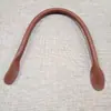 Nova Bolsa de Couro Costurada no Centro com Borda Oleada Bolsa de Mão de Couro Pu com Alça de Bolsa de Couro Genuíno Acessórios