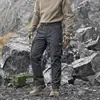 Calça de Trabalho Masculina An Yang Outono 2026 Nova com Múltiplos Bolsos para Uso Externo Casual Confortável Preta para Caminhada Trekking Longa