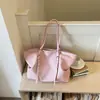 Bolso de Hombro Grande de Color Sólido para Mujer 2026 Verano Nuevo de Moda Bolso de Hombro Grande Bolso Tote Casual de Clase