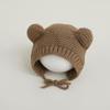 Los gorros para bebé son elegantes y versátiles, adecuados para bebés pequeños al salir. Gorros para Bebé Súper Lindos y Adorables, Gorros de Punto para Primavera y Otoño, Gorros Calientes