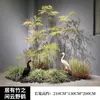 Nuevo Set de Bambú Artificial Nandina Estilo Pastoral para Paisajismo de Interiores, Decoración de Ventanas, Adornos de Plantas Verdes y Plantas Falsas