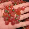 Ágata Rojo Carmesí Natural Pequeño Melocotón Pequeño Criando Accesorios DIY Rosa Melocotón Accesorios Melocotón Fábrica de Joyería Mayoreo