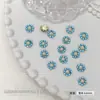 Super Flash 33 Facetas Diamante para Nail Art Girassol Colorido Diamante Flor Exquisita Base de Liga Metálica Joia para Nail Art Acessórios de Diamante Atacado