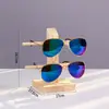 Suporte de Exibição para Óculos Óculos de Miopia Suporte de Exibição para Olhos Escada de Exibição Original em Madeira de Pinus Loja de Shopping Desktop