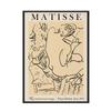 Pintura Decorativa Nórdica Retro Matisse Arte de Línea del Cuerpo Humano Dormitorio Sala de Estar Fondo Pintura Colgante Pintura sobre Lienzo Estilo Retro