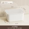 Caja de Almacenamiento con Tapa Cajón de Almacenamiento de Escritorio Caja de Almacenamiento Plástico Snacks Cable de Datos Ropa Interior Cesta de Almacenamiento de Cosméticos
