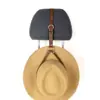 Rack de Chapéu de Couro para Encosto de Carro Estilo Igual Transfronteiriço Comprimento Ajustável Clipe de Chapéu Jeans Ocidental Clipe de Chapéu Versátil Venda por Atacado