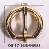 Diâmetro Interno 8mm Fivela em Forma de D Bobina Semi-Circular Enrolada Prata Fosca Escovada Sandálias de Couro Sandálias de Couro Masculinas Fivela Atacado Fivela de Couro
