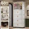 Armario para Bebé Gabinete Especial de Almacenamiento para Bebé Dormitorio Ropa para Niños Armario Pequeño Plástico Ropa Hogar Almacenamiento Simple