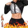 Amazon Europeu e Americano Masculino Tamanho Grande Manga Longa Fitness Esportes Roupa de Suor Corrida ao Ar Livre Roupa Esportiva Roupa de Sauna