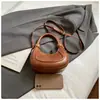 Comercio Exterior Transfronterizo 2026 Bolso de Mano Texturizado de Nicho Vintage Nuevo, Bolso de Hombro Cruzado de Cuero Aceitoso de Moda para el Trabajo
