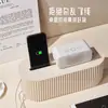 Caja de Almacenamiento de Escritorio, Caja de Enchufe Organizadora Grande, Caja a Prueba de Polvo, Organizador de Cables, Caja para Cables, Caja Organizadora de Plástico para el Hogar con Tapa
