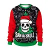 Impressão 3D Digital Amazon Ebay Exportação Tendência Nova Série de Natal Gola Redonda Moletom