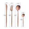 Cubiertos Portugueses de Acero Inoxidable de Alta Gama para Restaurante Occidental Cuchillo para Bistec, Tenedor, Cuchara Set Cuchara Pública Tenedor Cuchara para Café Tenedor de Postre