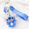 Llavero de Stitch Orejón Goma Suave Peluche Grande Colgante para Bolsa Regalo Llavero de Dibujos Animados Stitch