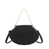 Nova Temporada Chique Pérola Tendência Moda Simples Estilo Coreano Personalidade Casual Compras na Rua Bolsa de Ombro Único Concha Feminina