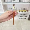 Set de brochas de maquillaje para mejillas, iluminador y ojos de ardilla con pelo de flor, Brochas de maquillaje de pelo animal Cangzhou, Brochas para difuminar sombras de ojos y maquillaje de detalle