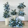 Novo Estilo Arranjo Floral Flores de Seda para Decoração de Banquete de Noivado Grande Decoração de Casamento