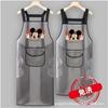 Delantal al por mayor impermeable y a prueba de aceite transparente para hombre y mujer cocina hogar ropa de trabajo lindo adulto delantal de TPU personalizado