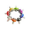 Parafusos Decorativos para Modificação de Veículos Elétricos de Motocicleta, Parafusos Coloridos Gravados de 6mm, Peças de Modificação para Motocicleta