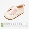 Zapatos de Cuero Snuffy para Niñas Otoño Nuevo Estilo Dibujos Animados de Conejo Infantil Niña Elegantes Suela Suave Zapatos Individuales de Princesa para Bebé