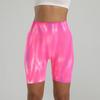 Pantalones de Fitness Arcoíris Tie-Dye Llama para Mujer Ajustados de Entrenamiento Deportivos Aurora Correr Cintura Alta Cadera de Durazno Pantalones Cortos de Yoga