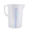 Use diretamente o copo medidor de material PP transparente espessado para cozinha, loja de milk tea, panificação, ferramentas de medição, uso duplo para milk tea e suco