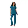Uniformes cirúrgicos bordados com nome personalizado, absorventes de suor e que dissipam o calor, para clínicas odontológicas e hospitais de animais