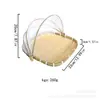 Recogedor de Bambú Hecho a Mano para Uso Doméstico, Productos Redondos de Bambú Tejido, Colador para Almacenamiento, Lavado de Verduras, Secado, Decoración de Granja, Productos de Bambú
