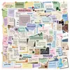 [Colección] 100 Pegatinas de Frases Motivacionales para Uso Transfronterizo, Pegatinas Decorativas Personalizadas DIY para Botellas de Agua y Fundas de Teléfono, Mayoreo