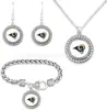 Conjunto Mais Quente da Amazon de Pulseira, Colar e Brincos de Futebol NFL