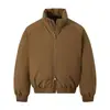 Feishun 2025 Abrigo de Algodón Invierno Popular Cuello Alto Abrigo de Algodón para Hombre Terciopelo Espesado plumón de Algodón Abrigo de Algodón para Pareja