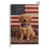 Bandera Americana del Día de la Independencia Transfronteriza Bandera de Jardín Decoración de Amazon Arreglo Bandera Conmemorativa de Pareja Bandera en Forma de Abanico Personalización