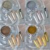 Espejo Mágico Abusivo Polvo Destacador Brillo Perlado Harina de Espejo Sentido Avanzado Brillo Delicado Dorado y Plateado Personalizado Decoración para Uñas
