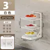 Prateleira Dobrável para Armazenamento de Alimentos na Cozinha Prateleira de Armazenamento de Cozinha Prateleira de Alimentos Prateleira de Mesa Montada na Parede Sem Perfuração
