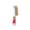 Escova de Arame de Cobre para Grelha de Churrasqueira Escova para Remover Ferrugem e Frestas Cabo de Plástico Escova de Ferro para Churrasqueira Ferramenta de Churrasco Escova de Limpeza