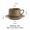 Juego de Taza y Platillo de Café Retro de Lujo Ligero al por Mayor Taza de Cerámica de Gama Alta Taza para Café Taza y Platillo para el Té de la Tarde en Casa